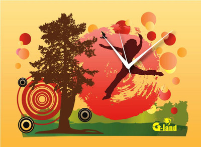 27% OFF on G-land Wooden Print 181DEZ Analog Wall Clock Multicolor 27% OFF on G-land Wooden Print 181DEZ Analog Wall Clock Multicolor