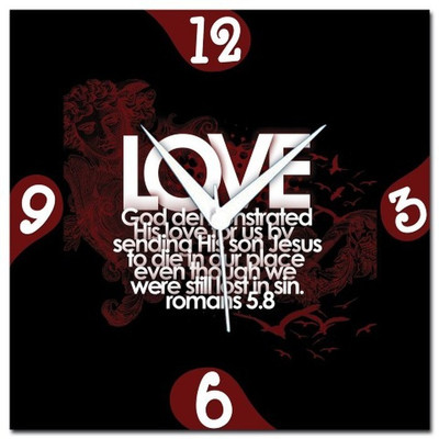 70% OFF on WebPlaza Love Quote Analog Wall Clock Multicolor 70% OFF on WebPlaza Love Quote Analog Wall Clock Multicolor