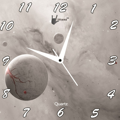 61% OFF on Lycans Space Analog Wall Clock White 61% OFF on Lycans Space Analog Wall Clock White