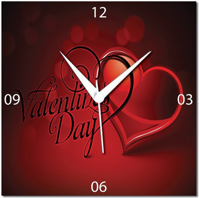 70% OFF on WebPlaza Happy Valentine Day Love Analog Wall Clock Multicolor 70% OFF on WebPlaza Happy Valentine Day Love Analog Wall Clock Multicolor