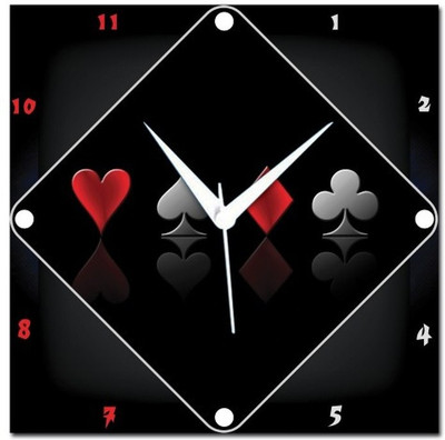 70% OFF on WebPlaza Playing Cards Analog Wall Clock Multicolor 70% OFF on WebPlaza Playing Cards Analog Wall Clock Multicolor