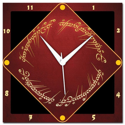 72% OFF on Amore Lord Of The Rings Analog Wall Clock Brown 72% OFF on Amore Lord Of The Rings Analog Wall Clock Brown