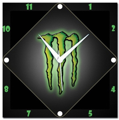 70% OFF on WebPlaza Monster Energy Analog Wall Clock Multicolor