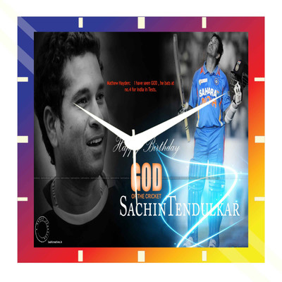 50% OFF on Moneysaver Sachin Tendulkar 02 Analog Wall Clock Multicolour 50% OFF on Moneysaver Sachin Tendulkar 02 Analog Wall Clock Multicolour