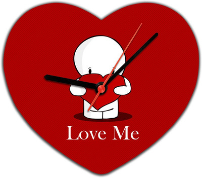 40% OFF on Lovely Collection You Do Love Me Analog Wall Clock Red