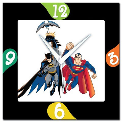 72% OFF on Amore Superman And Batman Analog Wall Clock Multicolor 72% OFF on Amore Superman And Batman Analog Wall Clock Multicolor