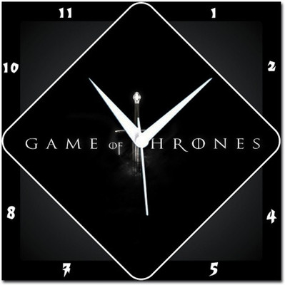 72% OFF on Amore Game Of Thrones 107565 Analog Wall Clock Black