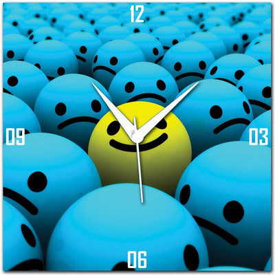 70% OFF on WebPlaza Smille 1 Analog Wall Clock Multicolor