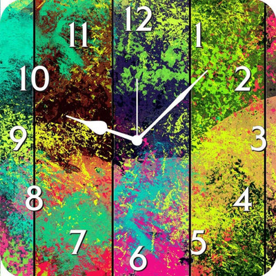 50% OFF on FurnishFantasy Colors Analog Wall Clock Multicolor