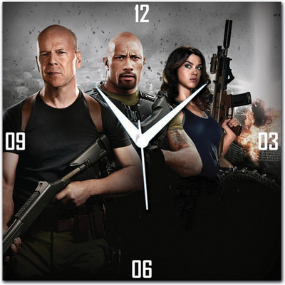 72% OFF on Amore Gi Joe Retaliation 113561 Analog Wall Clock Multicolor