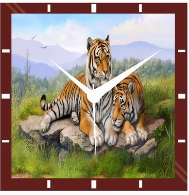 50% OFF on Moneysaver Tiger Art Analog Wall Clock Multicolour 50% OFF on Moneysaver Tiger Art Analog Wall Clock Multicolour