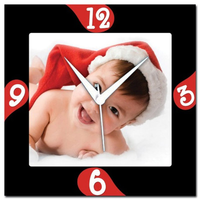 72% OFF on Amore Santa Baby Analog Wall Clock Multicolor 72% OFF on Amore Santa Baby Analog Wall Clock Multicolor