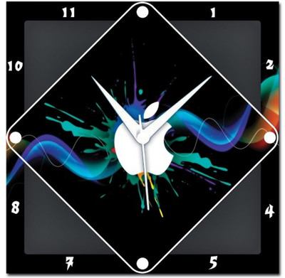 72% OFF on Amore Abstract Apple Analog Wall Clock Grey 72% OFF on Amore Abstract Apple Analog Wall Clock Grey