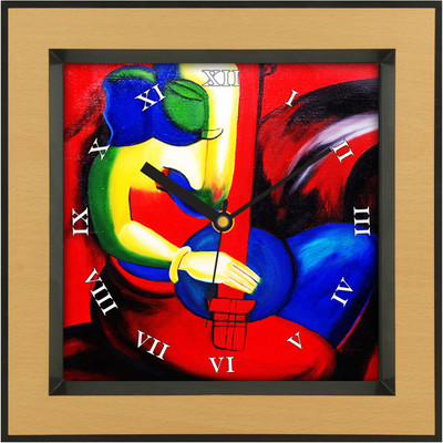 31% OFF on Shopping Monster Lord Ganesha Religious Analog Wall Clock Light Brown