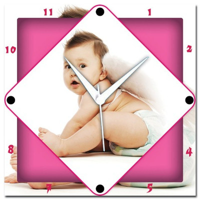 72% OFF on Amore Angel Baby Analog Wall Clock Pink 72% OFF on Amore Angel Baby Analog Wall Clock Pink