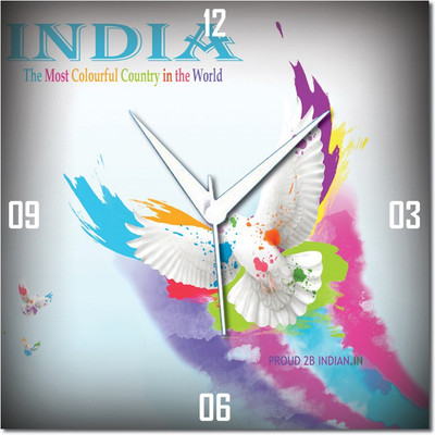 70% OFF on WebPlaza Colorful India Republic Day Analog Wall Clock Multicolor 70% OFF on WebPlaza Colorful India Republic Day Analog Wall Clock Multicolor