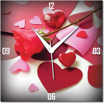 70% OFF on WebPlaza beautiful 306 Analog Wall Clock Multicolor