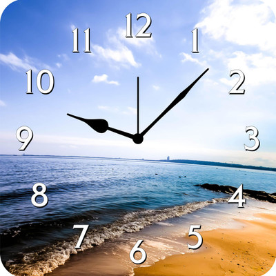 50% OFF on FurnishFantasy Sunset Analog Wall Clock Multicolor