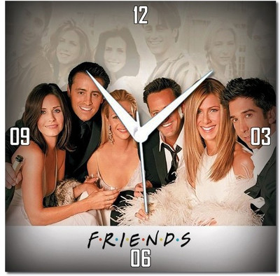 70% OFF on WebPlaza Friends Analog Wall Clock Multicolor