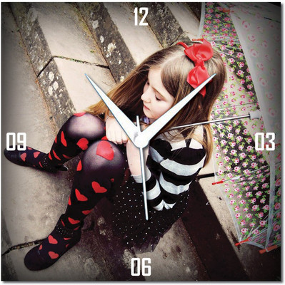 70% OFF on WebPlaza beautiful 390 Analog Wall Clock Multicolor