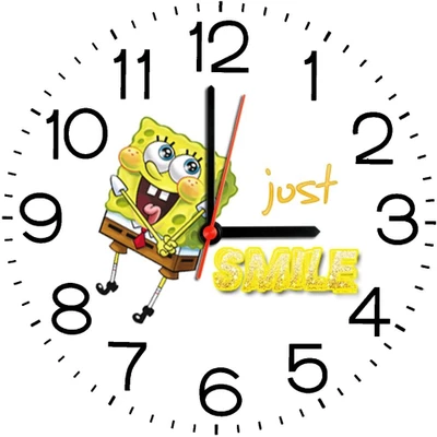 23% OFF on Ellicon B270 Just Smile Analog Wall Clock White