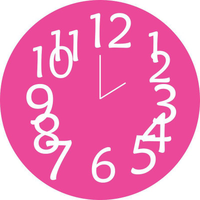 14% OFF on Everyday Gifts Trendy Design Analog Wall Clock Black