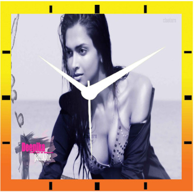 50% OFF on Moneysaver Deepika Padukone Analog Wall Clock Multicolour