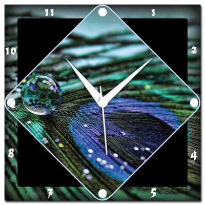 70% OFF on WebPlaza Peacock Feather Analog Wall Clock Multicolor 70% OFF on WebPlaza Peacock Feather Analog Wall Clock Multicolor