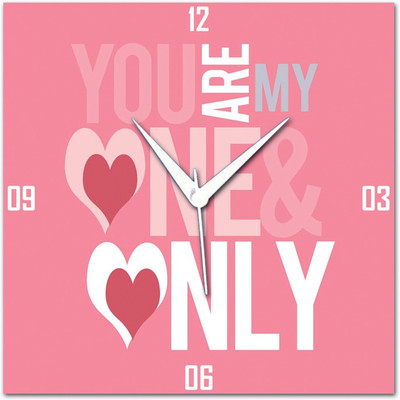 70% OFF on WebPlaza You Are My Analog Wall Clock Multicolor 70% OFF on WebPlaza You Are My Analog Wall Clock Multicolor
