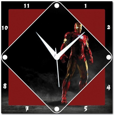 70% OFF on WebPlaza Ironman Analog Wall Clock Multicolor