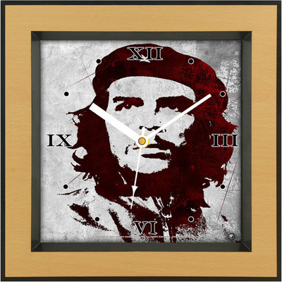 31% OFF on Shopping Monster Che Guevara Designer Analog Wall Clock Brown