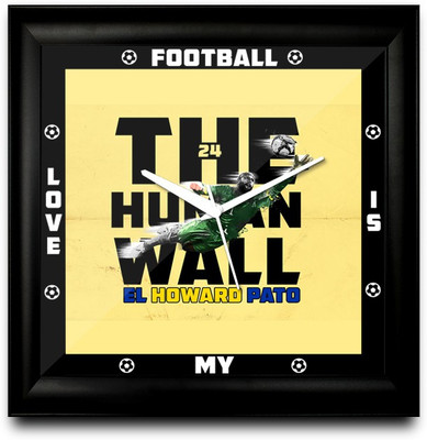 73% OFF on ShopMantra Tim Howard The Human Square Analog Wall Clock Black