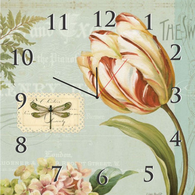 14% OFF on Everyday Gifts Floral Design Analog Wall Clock Black 14% OFF on Everyday Gifts Floral Design Analog Wall Clock Black