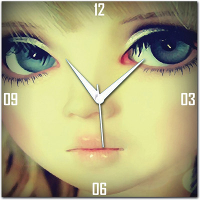 70% OFF on WebPlaza Doll Analog Wall Clock Multicolor