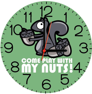 23% OFF on Ellicon B304 Come Play With My Nuts Analog Wall Clock Multicolor 23% OFF on Ellicon B304 Come Play With My Nuts Analog Wall Clock Multicolor