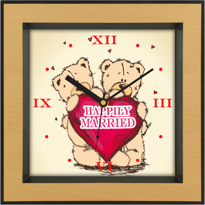 31% OFF on Shopping Monster Happyily Married Teddy Designer Analog Wall Clock Brown 31% OFF on Shopping Monster Happyily Married Teddy Designer Analog Wall Clock Brown