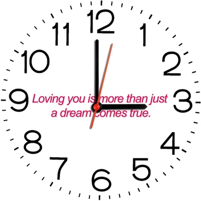 23% OFF on Ellicon B276 A Dream Come True Analog Wall Clock White