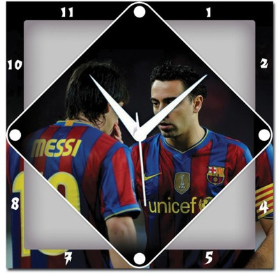 72% OFF on Amore Messi 107385 Analog Wall Clock Multicolor