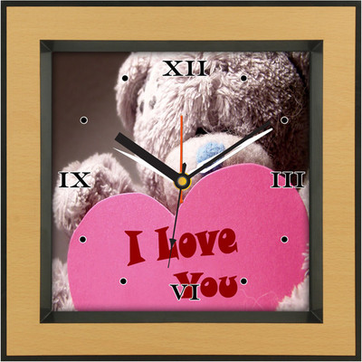 31% OFF on Shopping Monster Love You Teddy Designer Analog Wall Clock Brown 31% OFF on Shopping Monster Love You Teddy Designer Analog Wall Clock Brown