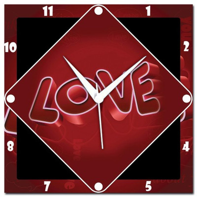 72% OFF on Amore Love 107591 Analog Wall Clock Red 72% OFF on Amore Love 107591 Analog Wall Clock Red