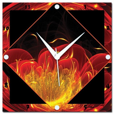 70% OFF on WebPlaza Red Flower Analog Wall Clock Multicolor 70% OFF on WebPlaza Red Flower Analog Wall Clock Multicolor