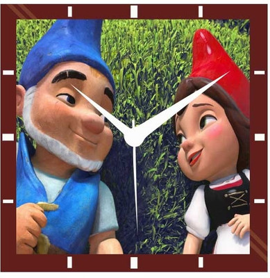 50% OFF on Moneysaver Gnomeo Juliet Analog Wall Clock Multicolour