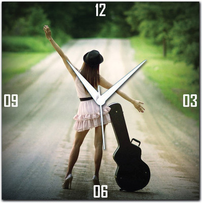 70% OFF on WebPlaza Emma Watson 2 Analog Wall Clock Multicolor