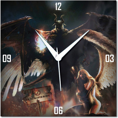 70% OFF on WebPlaza beautiful 82 Analog Wall Clock Multicolor