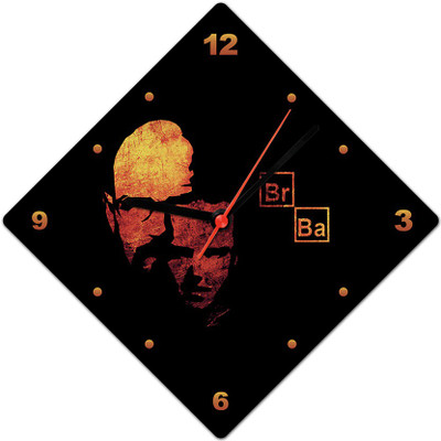40% OFF on Lovely Collection Breaking Bad Designer Analog Wall Clock Multicolor