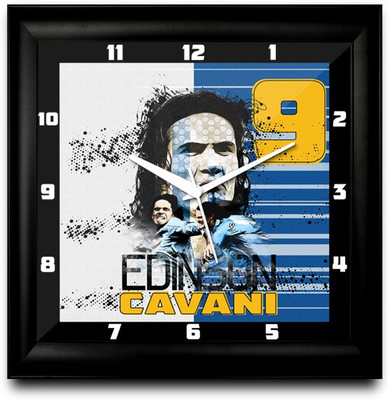 73% OFF on ShopMantra Edinson Cavani Uruguay Football Square Analog Wall Clock Black