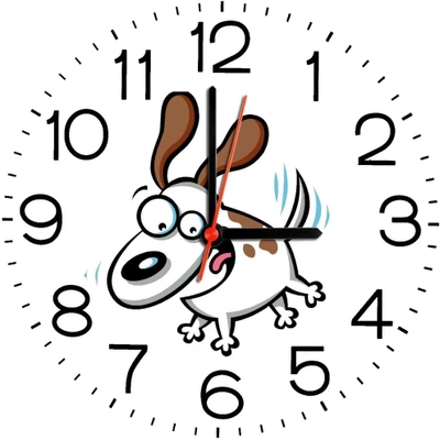 23% OFF on Ellicon B131 Funny Dog Cartoon Analog Wall Clock White 23% OFF on Ellicon B131 Funny Dog Cartoon Analog Wall Clock White