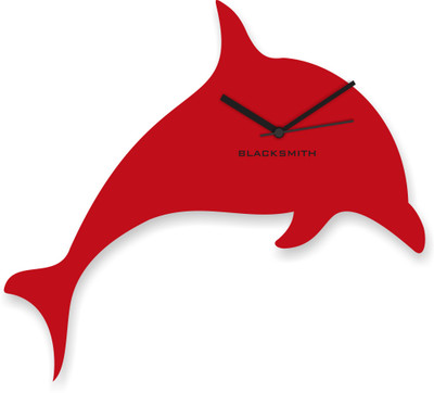 30% OFF on Blacksmith Red Dolphin Analog Wall Clock Red 30% OFF on Blacksmith Red Dolphin Analog Wall Clock Red