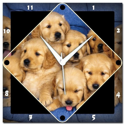 70% OFF on WebPlaza Cute Puppies Analog Wall Clock Multicolor 70% OFF on WebPlaza Cute Puppies Analog Wall Clock Multicolor