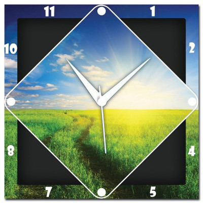 72% OFF on Amore Beautiful View Analog Wall Clock Blue 72% OFF on Amore Beautiful View Analog Wall Clock Blue